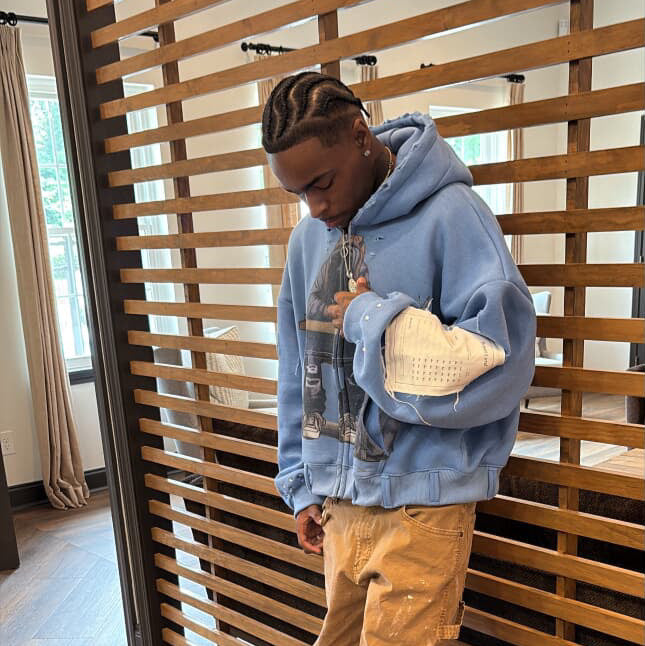 Midnight Sky Blue Zip Up