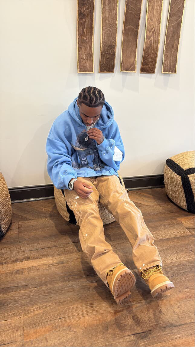 Midnight Sky Blue Zip Up