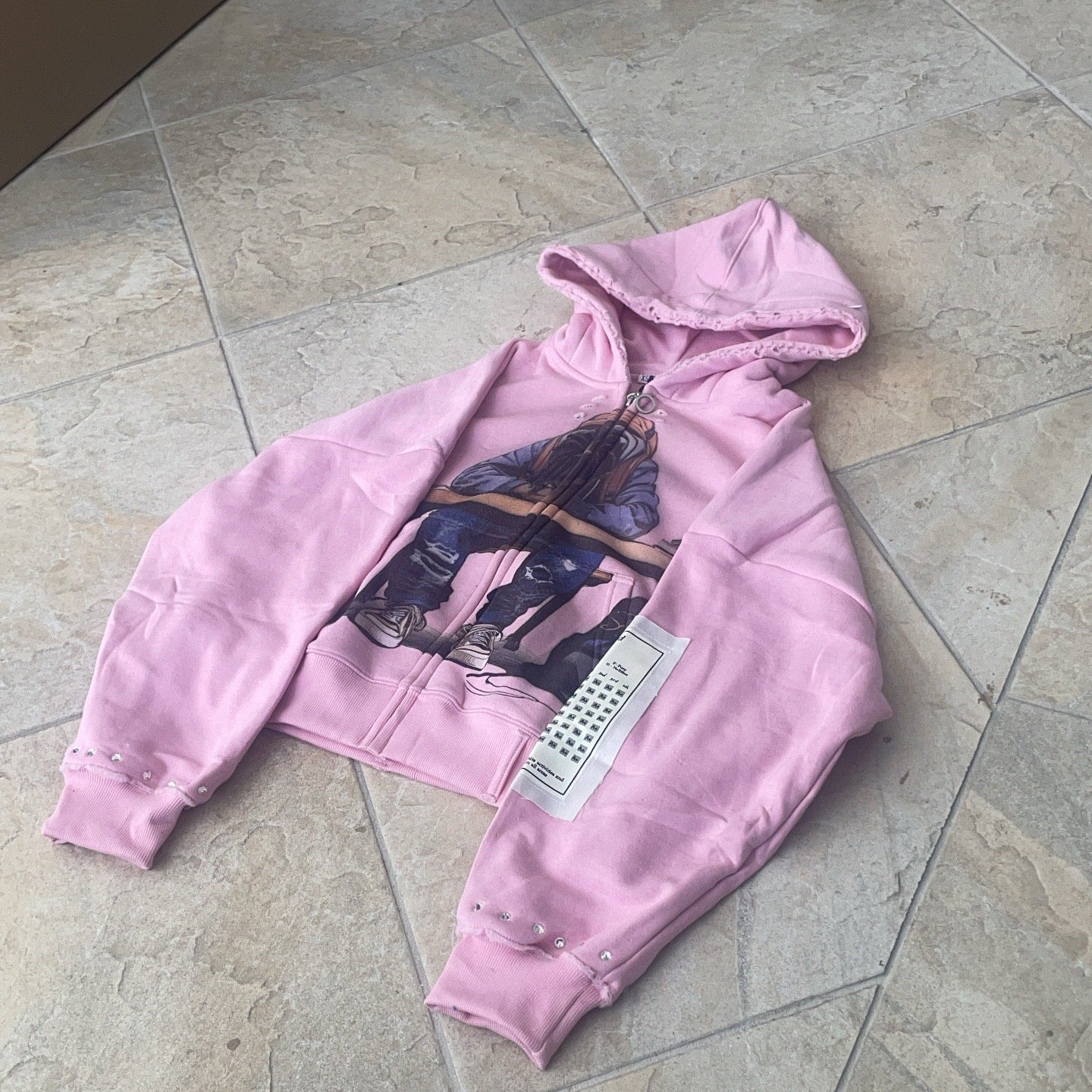 Bubblegum Pink Zip Up